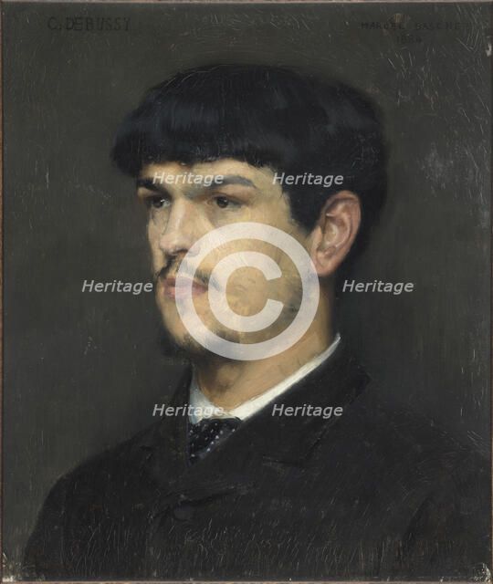 Claude Debussy. Artist: Baschet, Marcel André (1862-1941)