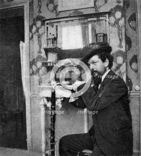 Claude Debussy, French composer, 1909. Artist: Unknown