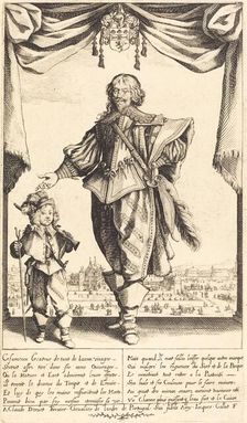 Claude Deruet and his Son, Jean, 1632. Creator: Jacques Callot