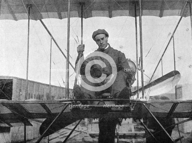 Claude Grahame-White, English aviation pioneer, 1910 (1933). Artist: Flight Photo.
