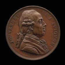 Claude-Joseph Vernet, 1714-1789, Painter [obverse], 1826. Creator: Louis Michel Petit