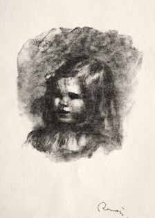 Claude Renoir, tourné à gauche. Creator: Pierre-Auguste Renoir (French, 1841-1919)