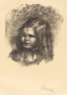 Claude Renoir, turned left (Claude Renoir, tourne a gauche), 1904. Creator: Pierre-Auguste Renoir
