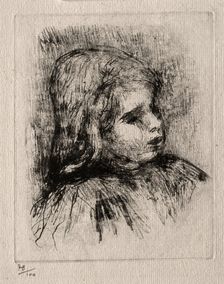 Claude Renoir, de trois-quarts à droite, 1908. Creator: Pierre-Auguste Renoir (French, 1841-1919)