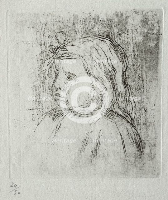 Claude Renoir, de trois-quarts à gauche, 1908. Creator: Pierre-Auguste Renoir (French, 1841-1919).
