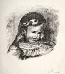 Claude Renoir, la tête baissée, 1904. Creator: Pierre-Auguste Renoir (French, 1841-1919)