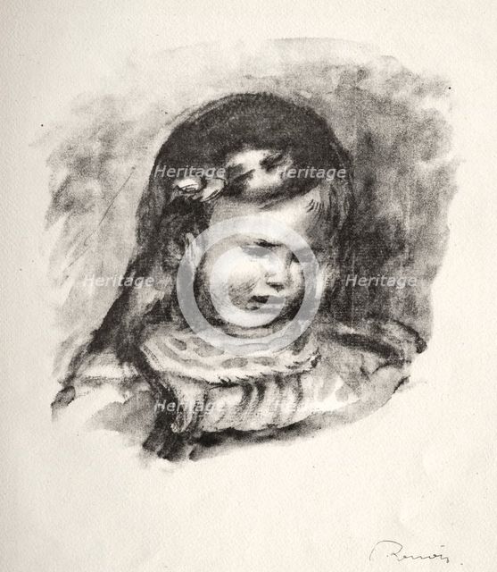 Claude Renoir, la tête baissée, 1904. Creator: Pierre-Auguste Renoir (French, 1841-1919).