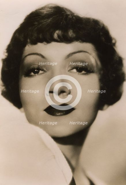 Claudette Colbert (1903-1996), American actress, c1930s. Artist: Unknown