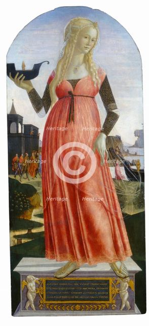 Claudia Quinta, c. 1490/1495. Creator: Neroccio de Landi.
