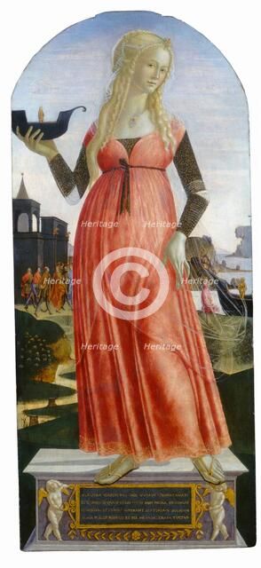 Claudia Quinta, c. 1490/1495. Creator: Neroccio de Landi.