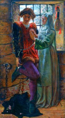Claudio and Isabella 1850. Artist: William Holman Hunt