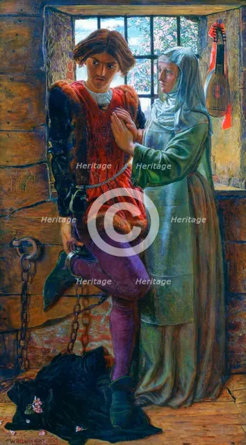 'Claudio and Isabella', 1850. Artist: William Holman Hunt