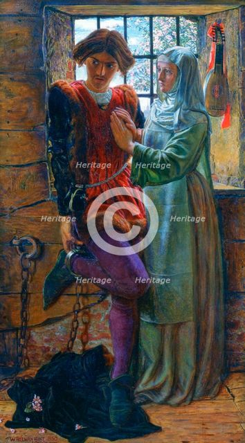 'Claudio and Isabella', 1850. Artist: William Holman Hunt