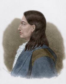Claudio Coello, (1642-1693), Spanish Baroque painter, 1869. Creator: Santiago Llanta