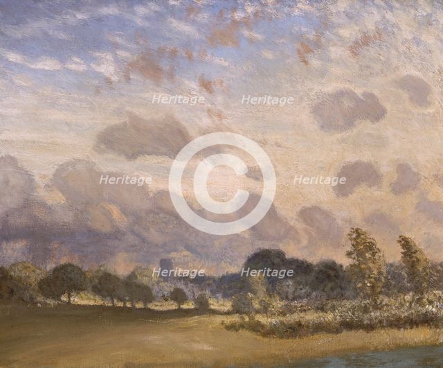 Clavering Church, c1908. Creator: George Clausen.