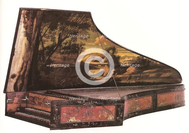 Claviorganum, 1712. Creator: Herman Willenbrock.