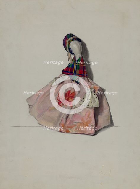 Clay Pipe Doll, c. 1936. Creator: Jane Iverson.