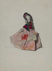 Clay Pipe Doll, c. 1936. Creator: Jane Iverson