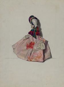 Clay Pipe Doll, c. 1936. Creator: Jane Iverson
