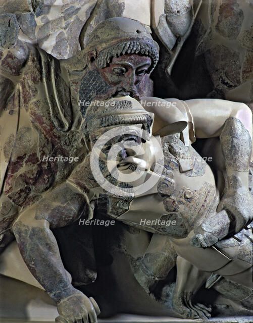 Clay sculpture group from the temple of Pyrgi.