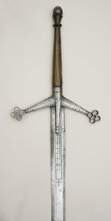 Claymore, hilt, Scottish; blade, German, Solingen, 16th-17th century. Creator: Unknown