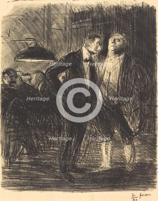 Cleaned Out, 1914. Creator: Jean Louis Forain.