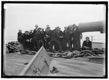 Cleaning 12 gun, between 1910 and 1920. Creator: Harris & Ewing
