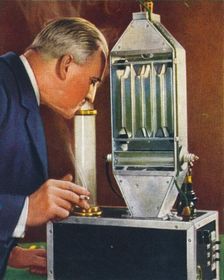 Cleaning air by electricity, 1938