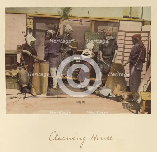 Cleaning House, about 1873-1883. Creator: Shinichi Suzuki I.