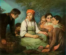 Cleaning the Sugar-beet c1820, (1965). Creator: Aleksey Venetsianov