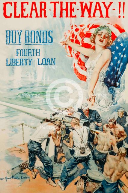 Clear the Way , 1918. Creator: Christy; Howard Chandler (1872-1952).