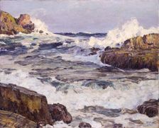 Clearing after September Gale--Maine Coast, ca. 1924. Creator: Howard Russell Butler
