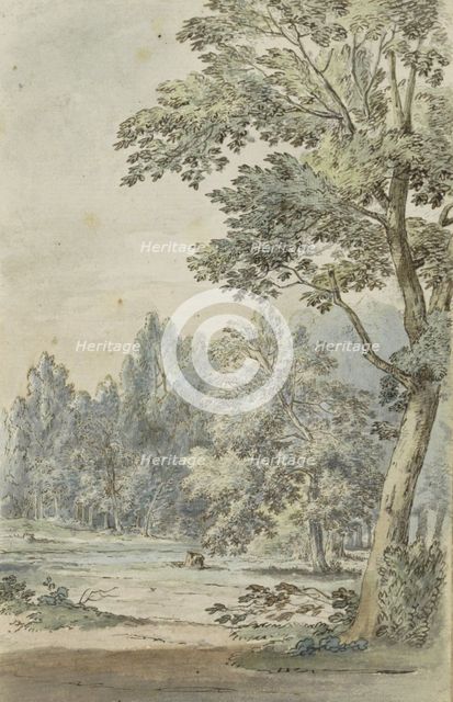 Clearing in a forest, 1783. Creator: Johannes Huibert Prins.