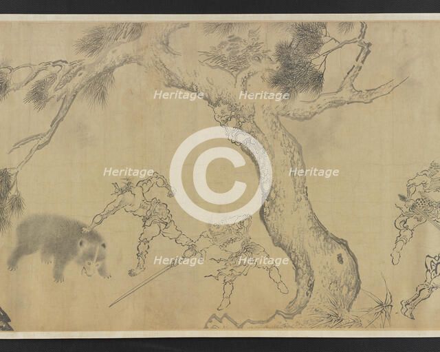 Clearing Out a Mountain Forest, 15th century. Creator: Unknown.