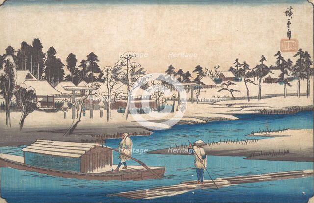 Clearing Weather after Snow at Massaki. Creator: Ando Hiroshige.