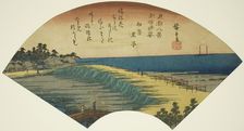 Clearing Weather at Susaki (Susaki seiran), from the series "Eight Views of the Eastern..., 1836/37. Creator: Ando Hiroshige