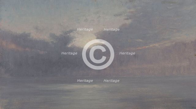 Clearing weather on the sea, c.1910. Creator: Henry Brokman.