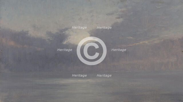 Clearing weather on the sea, c.1910. Creator: Henry Brokman.