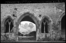Cleeve Abbey, Chapter House, Old Cleeve, West Somerset, Somerset, 1940-1948. Creator: Ethel Booty