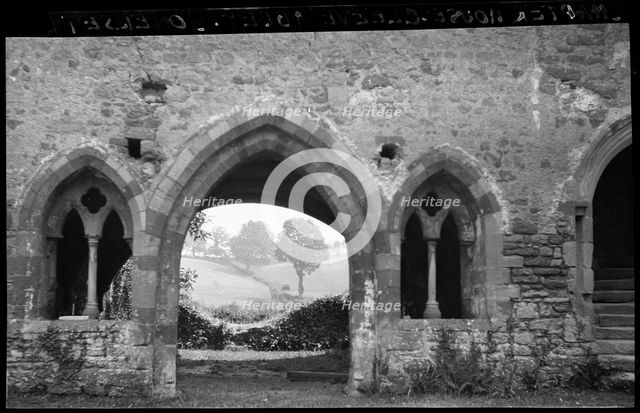 Cleeve Abbey, Chapter House, Old Cleeve, West Somerset, Somerset, 1940-1948. Creator: Ethel Booty.
