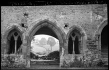 Cleeve Abbey, Chapter House, Old Cleeve, West Somerset, Somerset, 1940-1948. Creator: Ethel Booty