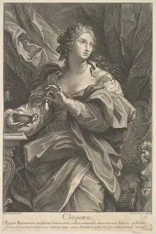 Cleopatra, 1720. Creator: Johann Jakob Frey the Elder