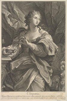Cleopatra, 1720. Creator: Johann Jakob Frey the Elder