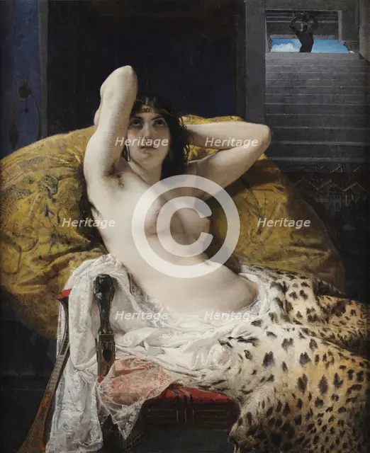 Cleopatra, 1865. Creator: Bianchi, Mosè (1840-1904).