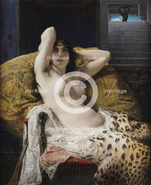 Cleopatra, 1865. Creator: Bianchi, Mosè (1840-1904).