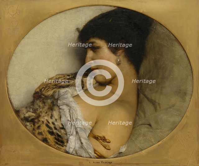 Cleopatra, 1875. Artist: Alma-Tadema, Sir Lawrence (1836-1912)