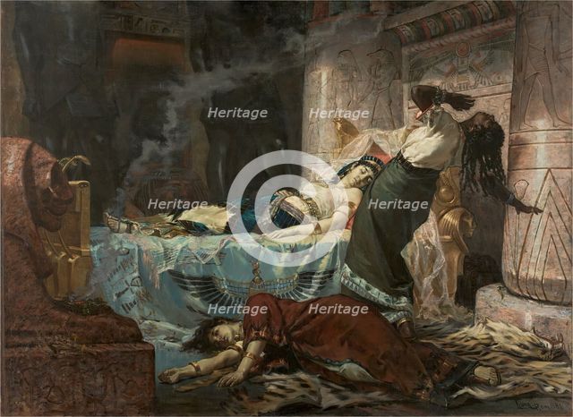 Cleopatra, 1881. Creator: Juan Luna Novicio.