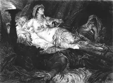 Cleopatra after Hans Makart c1880-83. Creator: W Unger