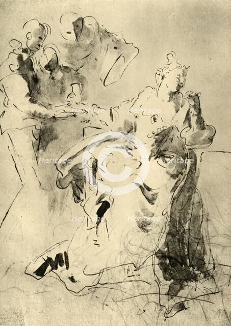 'Cleopatra', before 1751, (1928). Artist: Giovanni Battista Tiepolo.