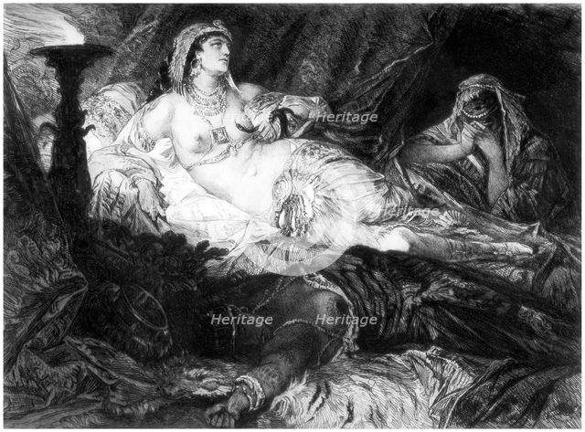 'Cleopatra', c1880-1882.Artist: W Unger